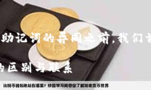 在讨论Tokenim钱包的私钥和助记词的异同之前，我们首先要明确这两个概念的定义。

Tokenim钱包：私钥和助记词的区别与联系