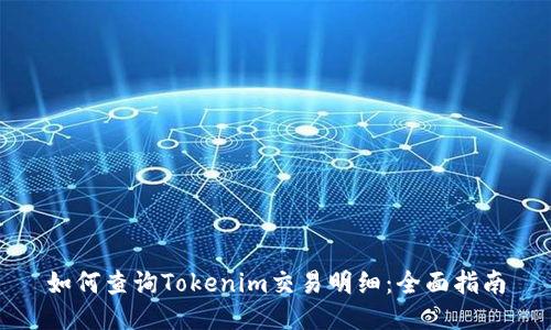 如何查询Tokenim交易明细：全面指南